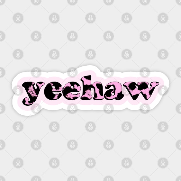 yeehaw Sticker by kassiopeiia